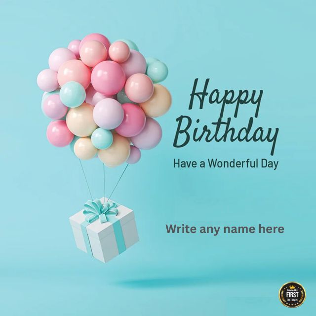 Happy New Year wish with name