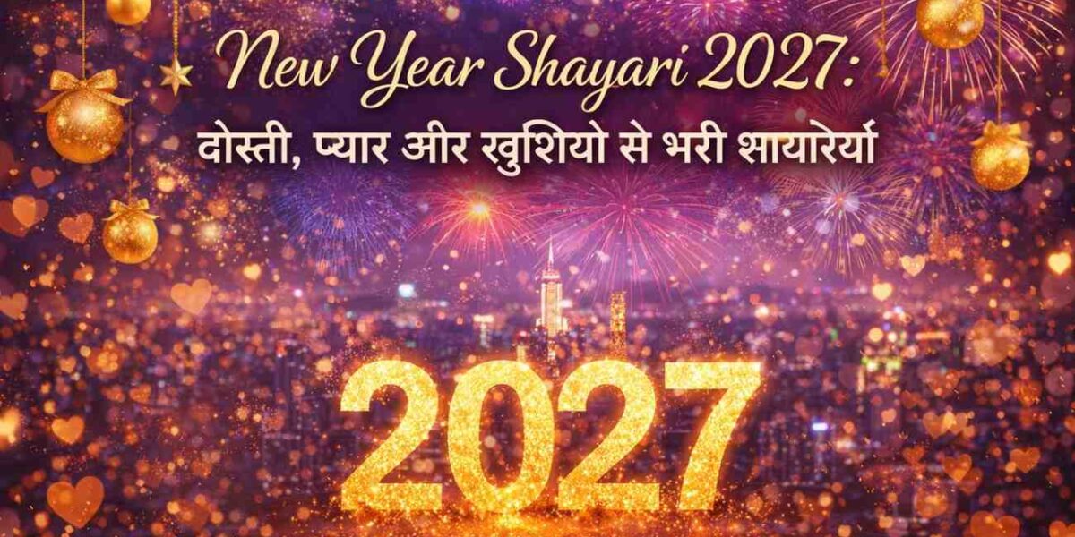 New Year Shayari 2027: दोस्ती, प्यार और खुशियों से भरी शायरियाँ