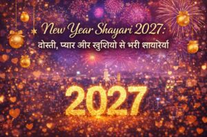 New Year Shayari 2027: दोस्ती, प्यार और खुशियों से भरी शायरियाँ