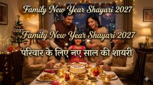 Family New Year Shayari 2027 | परिवार के लिए नए साल की शायरी