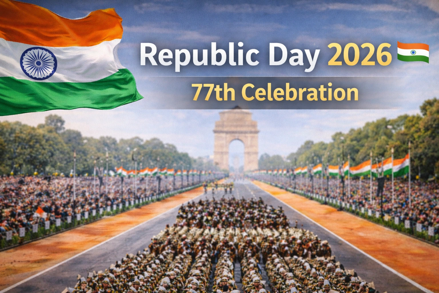 Republic Day 2026 🇮🇳 77th Celebration, Theme, Parade & Chief Guests