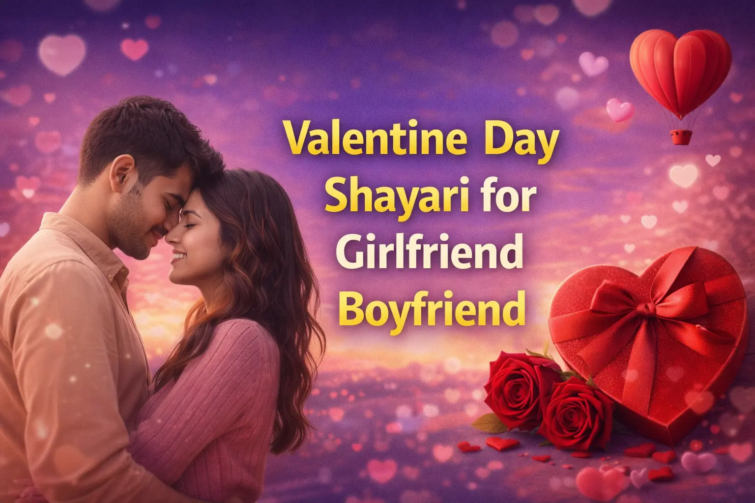 Valentine Day Shayari for Girlfriend Boyfriend: 10 दिल से लिखी लाइनें