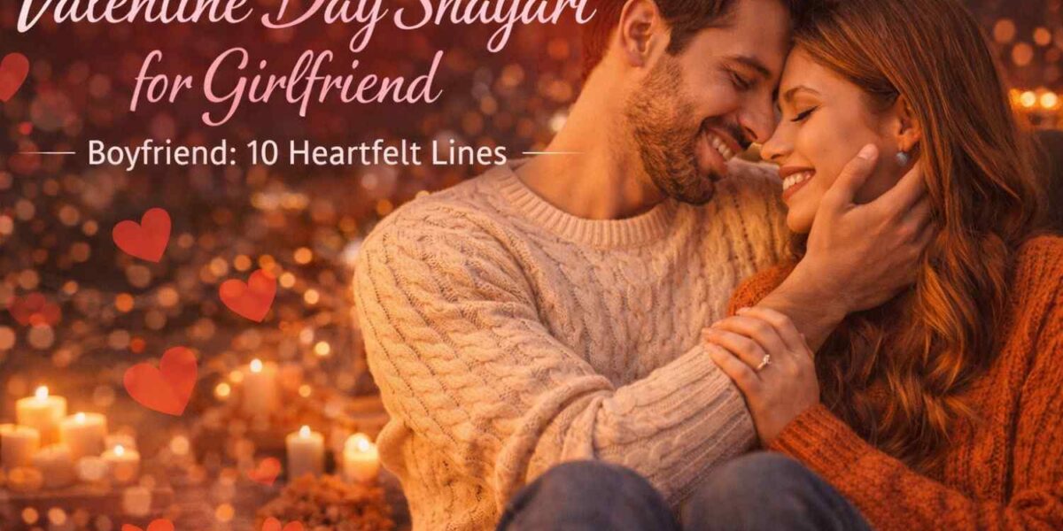 Valentine Day Shayari for Girlfriend Boyfriend: 10 दिल से लिखी लाइनें