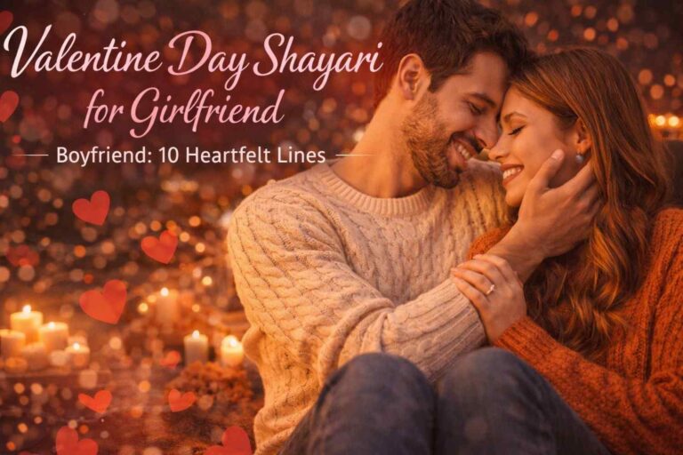 Valentine Day Shayari for Girlfriend Boyfriend: 10 दिल से लिखी लाइनें