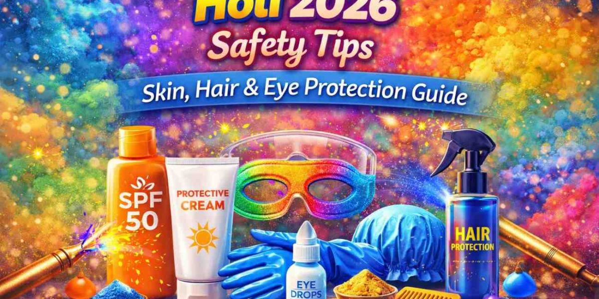 Holi Safety Tips 2026: Skin, Hair & Eye Protection Guide