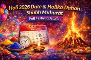 Holika Dahan 2026 Date:  Shubh Muhurat – Full Festival Details