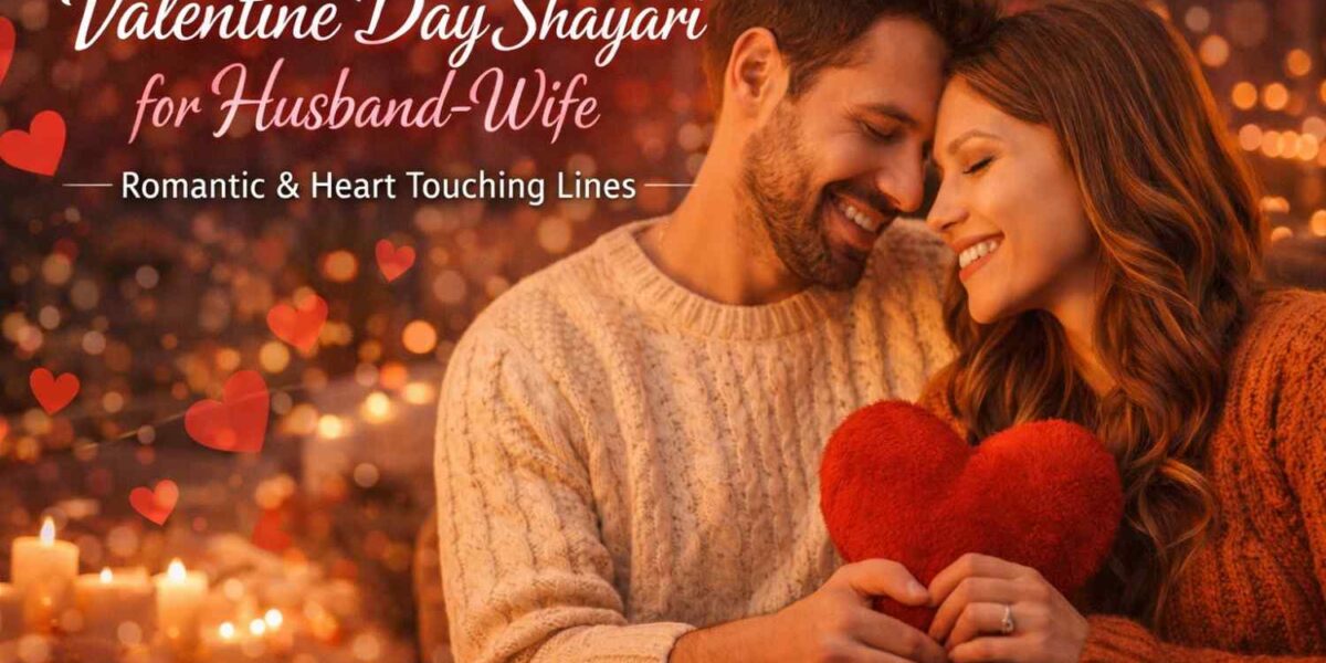 Valentine Day shayari for husband-wife Romantic & Heart Touching Lines