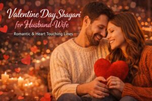 Valentine Day shayari for husband-wife Romantic & Heart Touching Lines