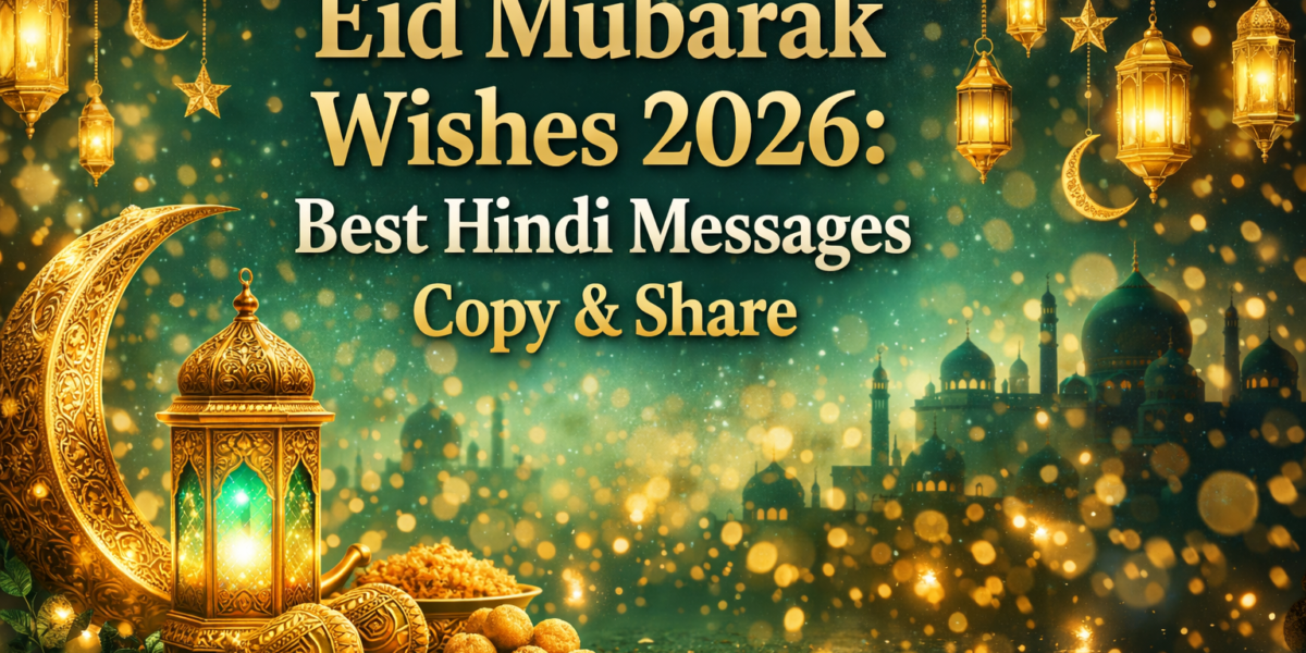 Eid Mubarak Wishes 2026: Best Hindi Messages Copy & Share