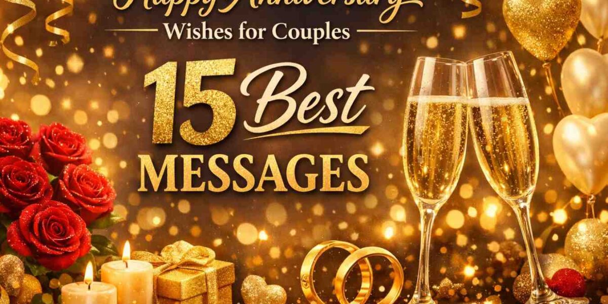 Happy Anniversary Wishes for Couples 15 Best Messages