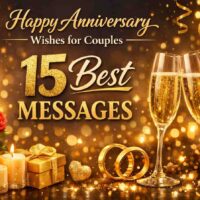 Happy Anniversary Wishes for Couples 15 Best Messages