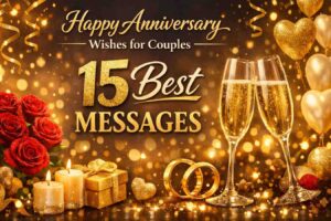 Happy Anniversary Wishes for Couples 15 Best Messages
