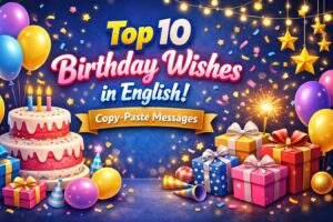 Top 10 Birthday Wishes in English! Copy-Paste Messages