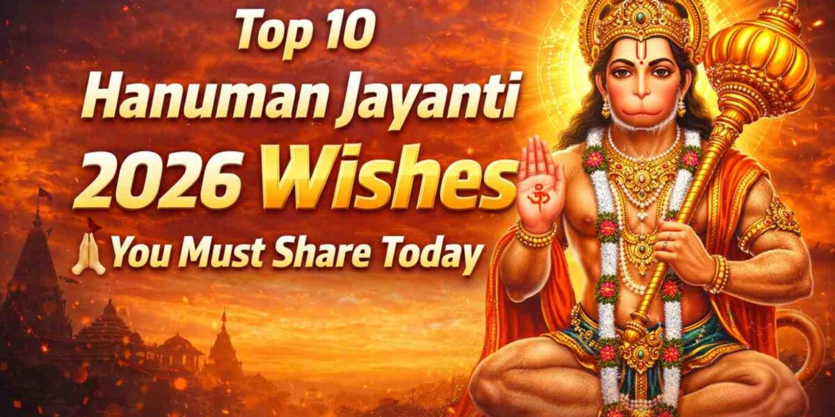 Top 10 Hanuman Jayanti 2026 Wishes You Must Share Today